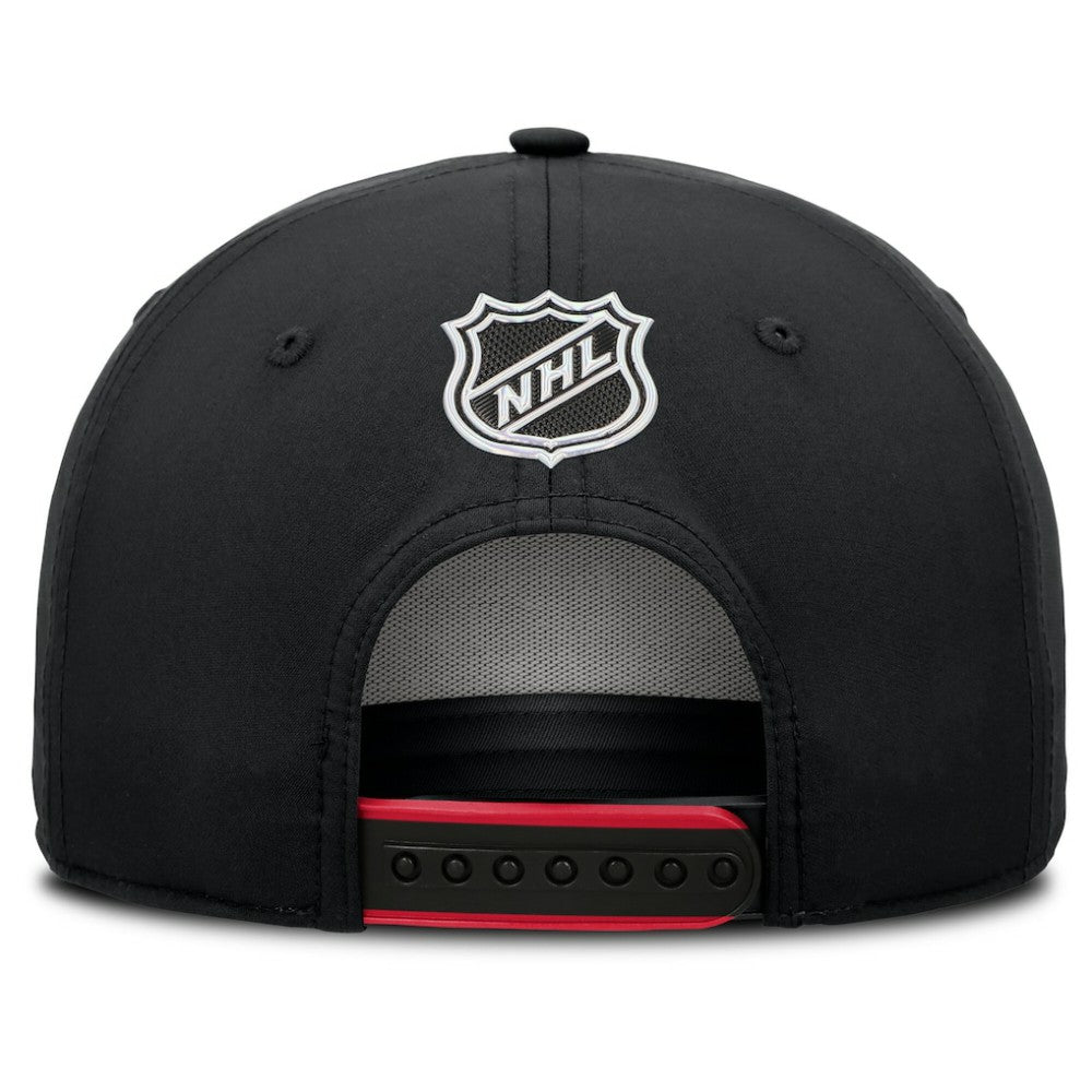 Ottawa Senators Fanatics 2025 NHL Draft Authentic Pro On-Stage Podium A-Frame Adjustable Hat Black