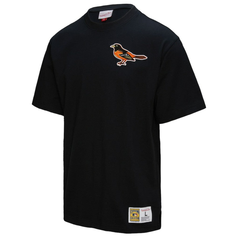 Cal Ripken Jr. Baltimore Orioles Legends Collection Vintage Logo T-Shirt Black | Mitchell & Ness