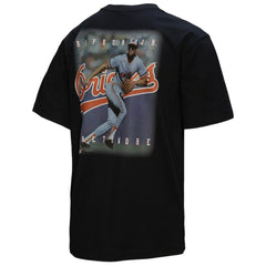 Cal Ripken Jr. Baltimore Orioles Legends Collection Vintage Logo T-Shirt Black | Mitchell & Ness