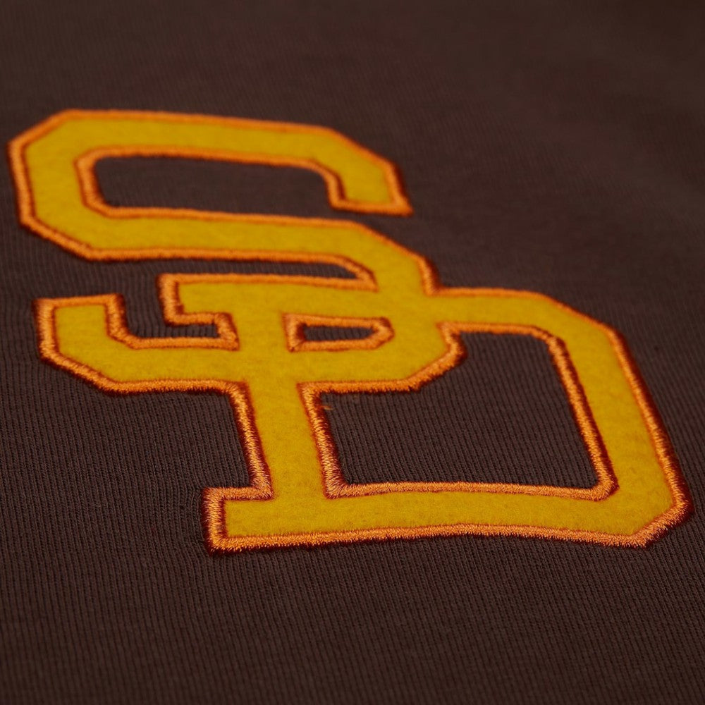 Tony Gwynn San Diego Padres Legends Collection Vintage Logo T-Shirt Brown | Mitchell & Ness