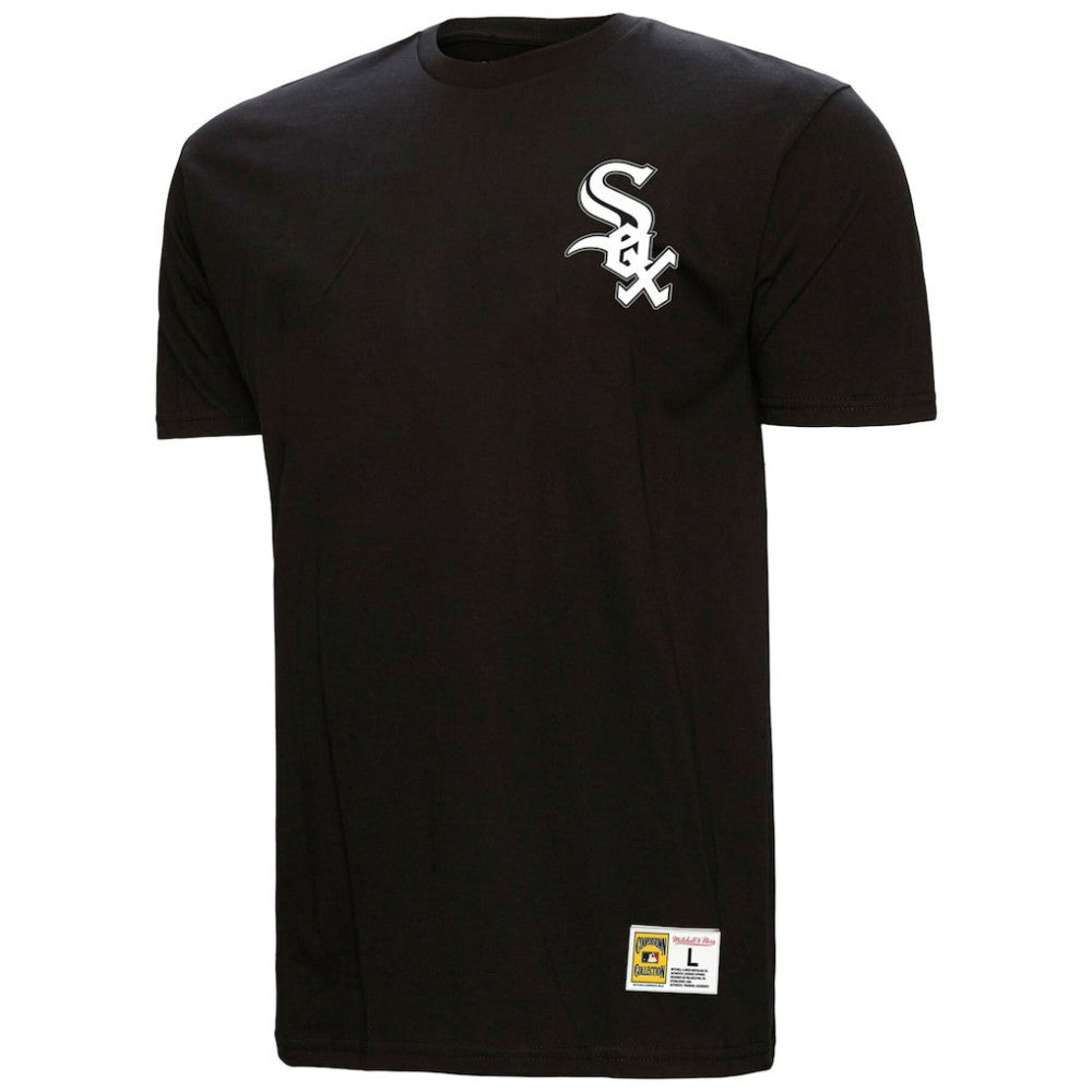 Frank Thomas Chicago White Sox Legends Collection Vintage Logo T-Shirt Black | Mitchell & Ness
