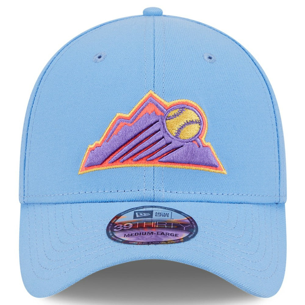 Colorado Rockies 2025 City Connect 39THIRTY Flex Hat Light Blue | New Era