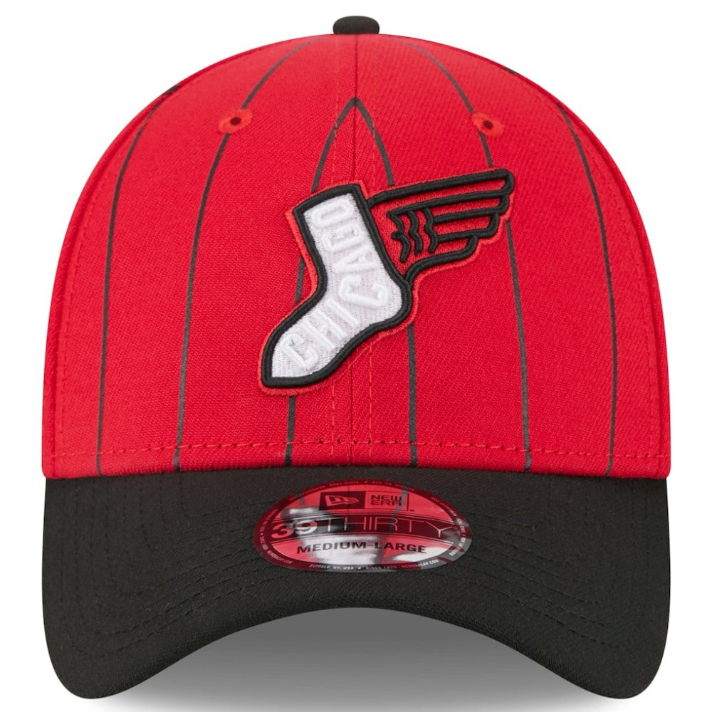 Chicago White Sox 2025 City Connect 39THIRTY Flex Hat Red/Black | New Era