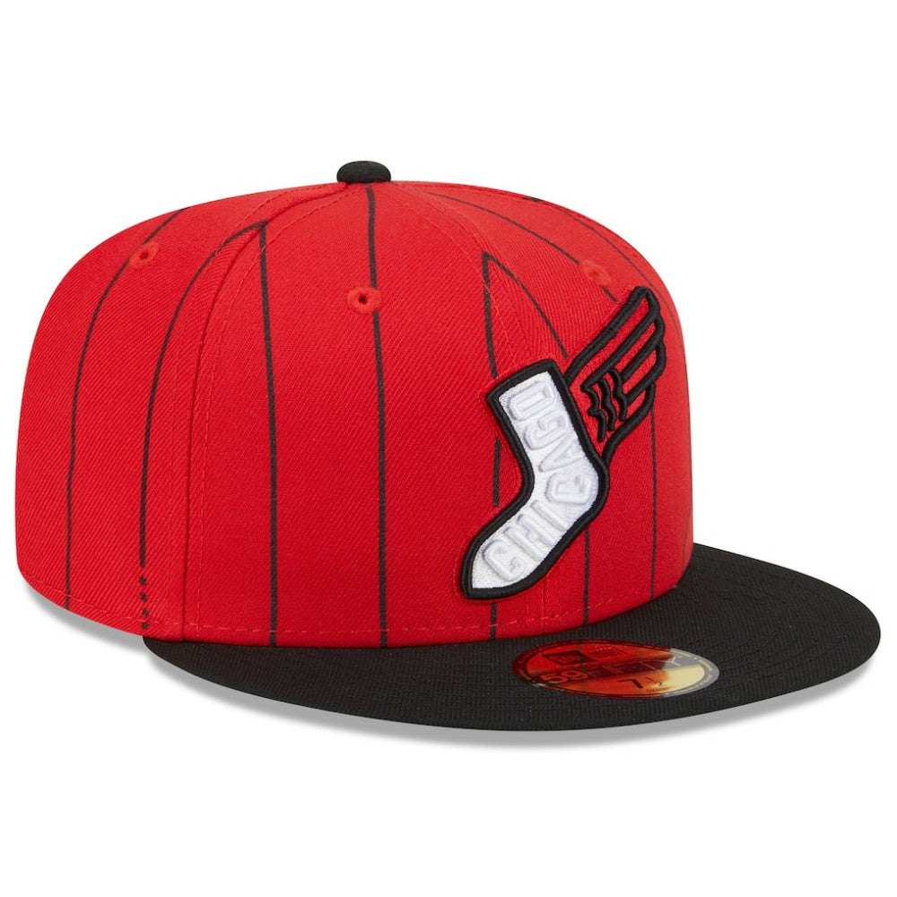 Chicago White Sox 2025 City Connect 59FIFTY Fitted Hat Red/Black | New Era
