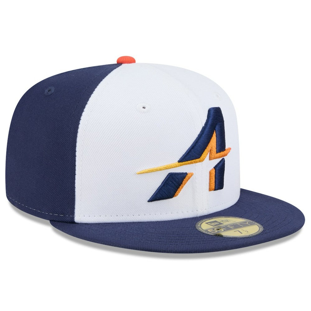 Houston Astros 2025 City Connect 59FIFTY Fitted Hat White/Navy | New Era