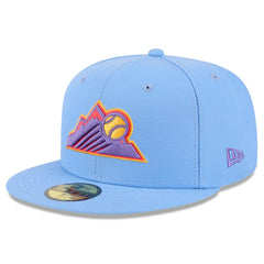 Colorado Rockies 2025 City Connect 59FIFTY Fitted Hat Light Blue | New Era