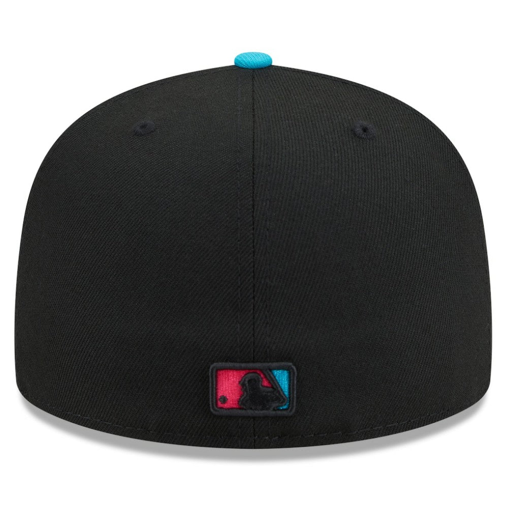 Miami Marlins 2025 City Connect 59FIFTY Fitted Hat Black/Pink | New Era