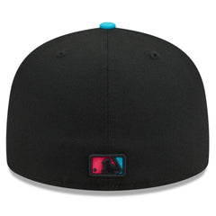 Miami Marlins 2025 City Connect 59FIFTY Fitted Hat Black/Pink | New Era