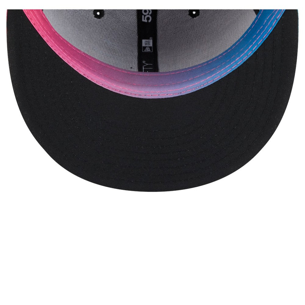Miami Marlins 2025 City Connect 59FIFTY Fitted Hat Black/Pink | New Era