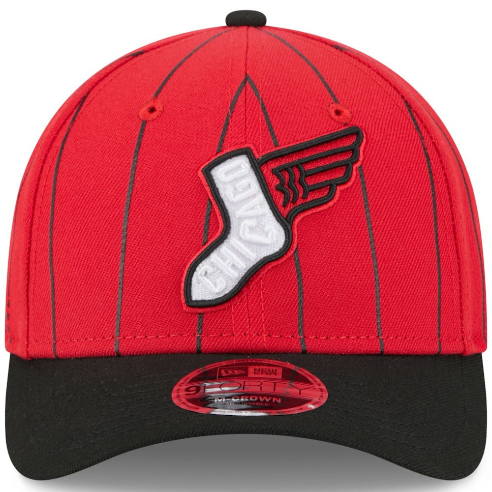 Chicago White Sox 2025 City Connect 9FORTY M-Crown Adjustable Hat Red/Black | New Era