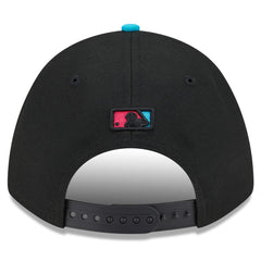 Miami Marlins 2025 City Connect 9FORTY M-Crown Adjustable Hat Black/Pink | New Era