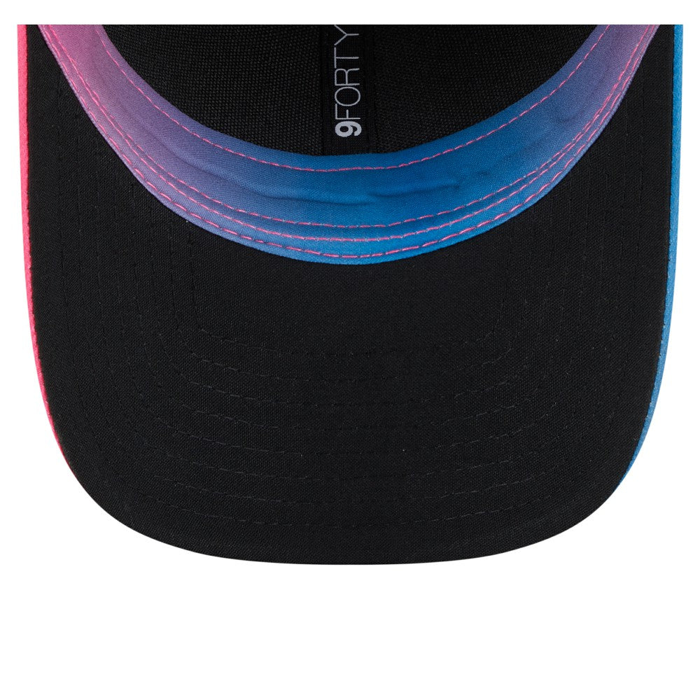 Miami Marlins 2025 City Connect 9FORTY M-Crown Adjustable Hat Black/Pink | New Era