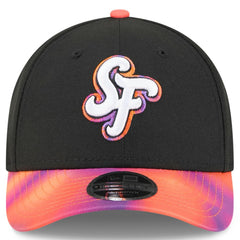 San Francisco Giants 2025 City Connect 9FORTY M-Crown Adjustable Hat Black/Orange | New Era