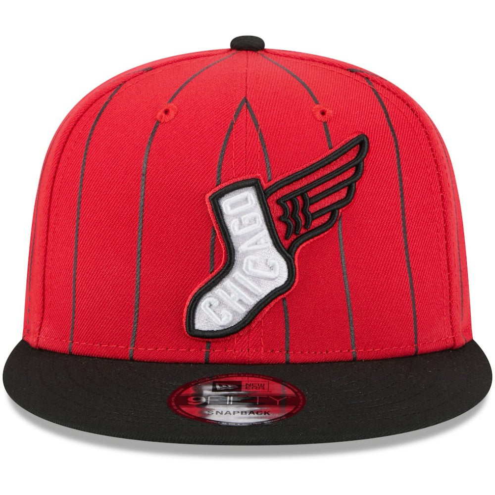 Chicago White Sox 2025 City Connect 9FIFTY Snapback Hat Red/Black | New Era
