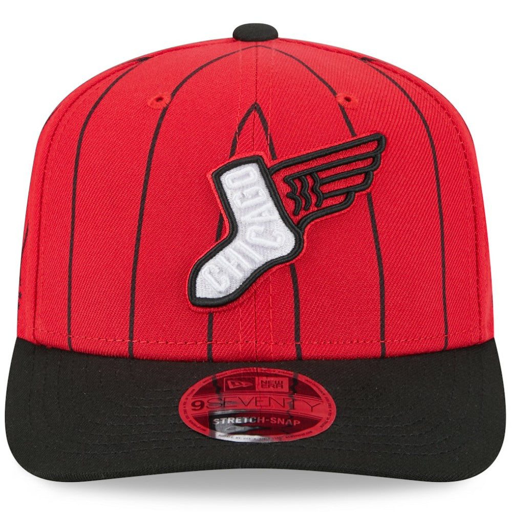 Chicago White Sox 2025 City Connect 9SEVENTY Adjustable Hat Red/Black | New Era