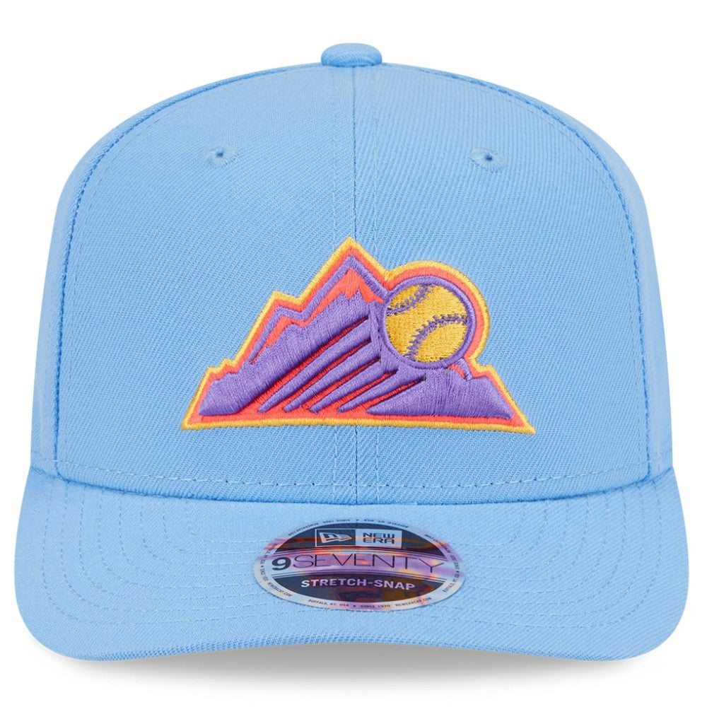 Colorado Rockies 2025 City Connect 9SEVENTY Adjustable Hat Light Blue | New Era