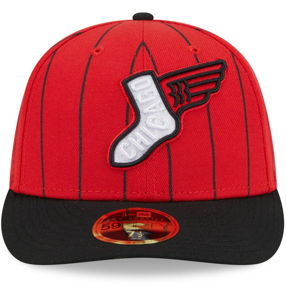 Chicago White Sox 2025 City Connect Low Profile 59FIFTY Fitted Hat Red/Black | New Era