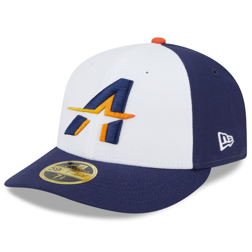 Houston Astros 2025 City Connect Low Profile 59FIFTY Fitted Hat White/Navy | New Era