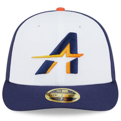 Houston Astros 2025 City Connect Low Profile 59FIFTY Fitted Hat White/Navy | New Era