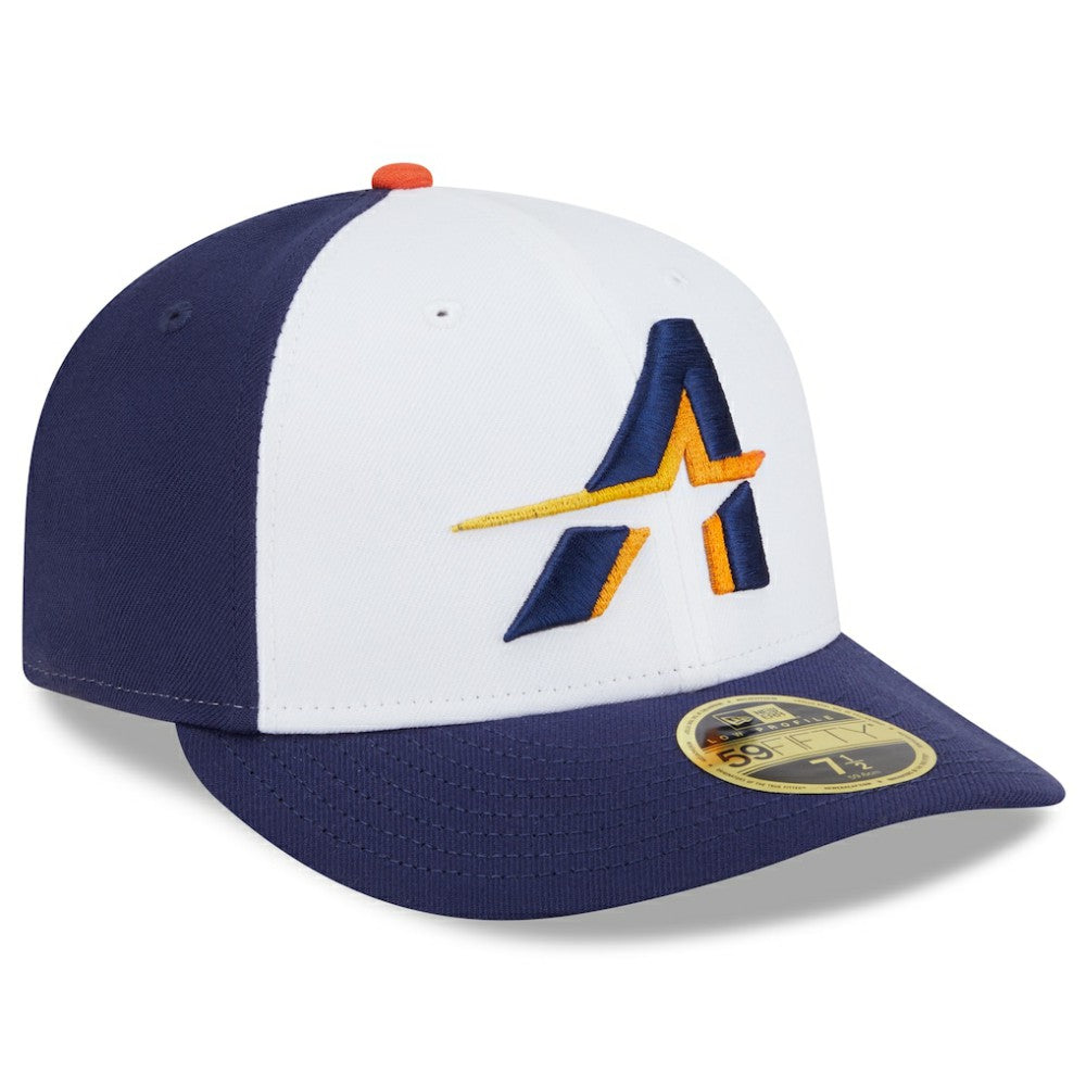 Houston Astros 2025 City Connect Low Profile 59FIFTY Fitted Hat White/Navy | New Era