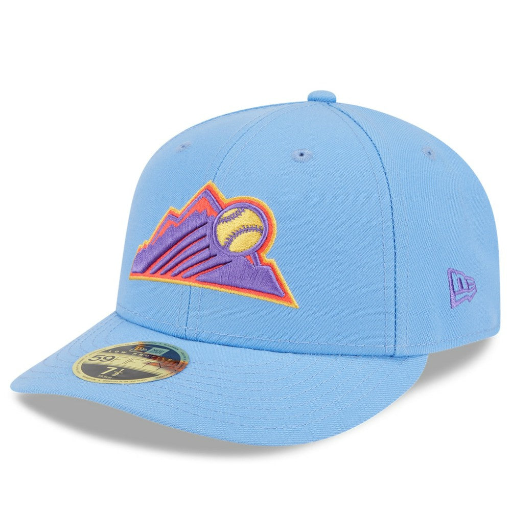 Colorado Rockies 2025 City Connect Low Profile 59FIFTY Fitted Hat Light Blue | New Era