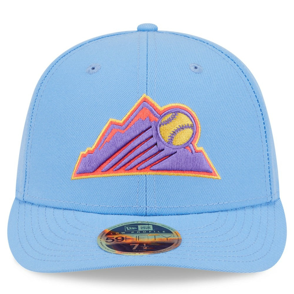 Colorado Rockies 2025 City Connect Low Profile 59FIFTY Fitted Hat Light Blue | New Era