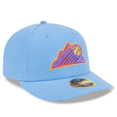 Colorado Rockies 2025 City Connect Low Profile 59FIFTY Fitted Hat Light Blue | New Era
