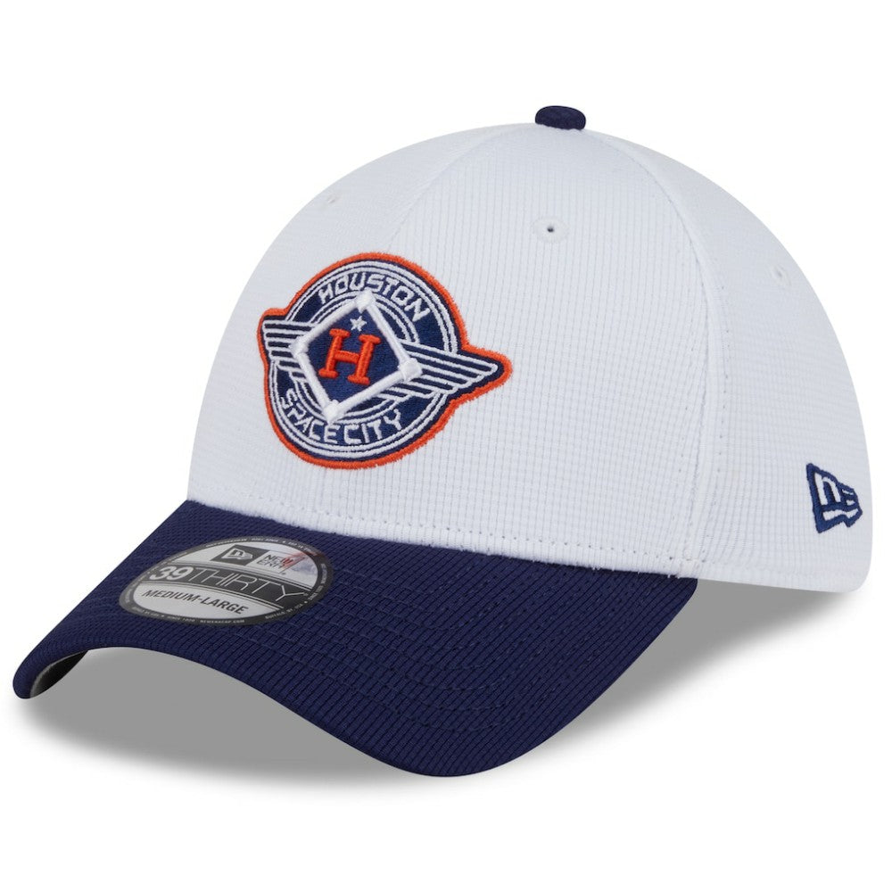 Houston Astros 2025 City Connect Batting Practice 39THIRTY Flex Hat White/Navy | New Era