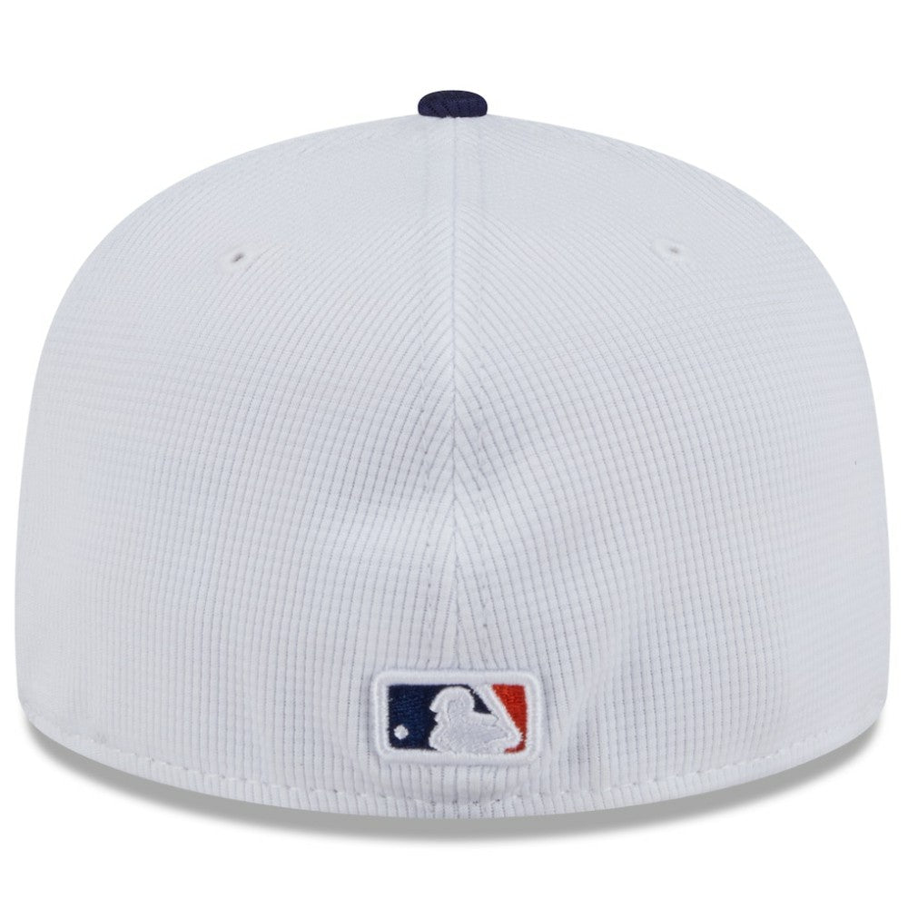 Houston Astros 2025 City Connect Batting Practice 59FIFTY Fitted Hat White/Navy | New Era