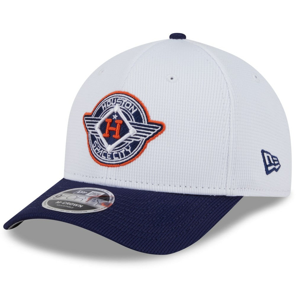 Houston Astros 2025 City Connect Batting Practice 9FORTY Adjustable Hat White/Navy | New Era