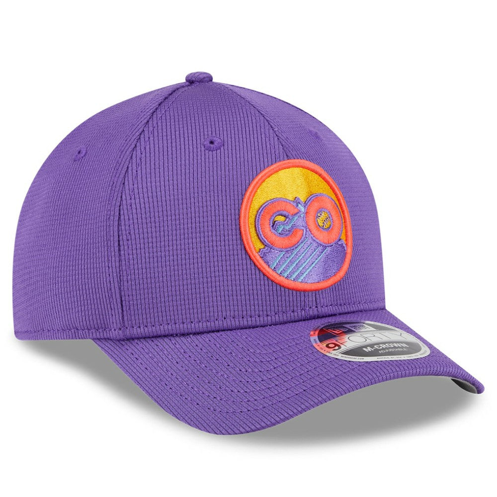 Colorado Rockies 2025 City Connect Batting Practice 9FORTY Adjustable Hat Purple | New Era