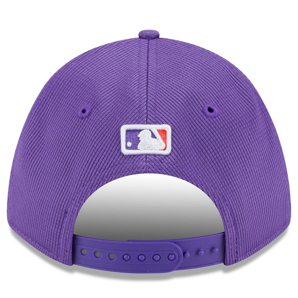 Colorado Rockies 2025 City Connect Batting Practice 9FORTY Adjustable Hat Purple | New Era