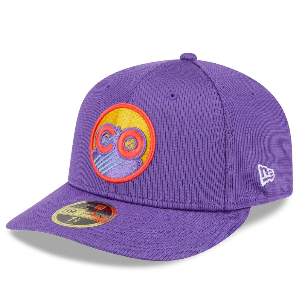 Colorado Rockies 2025 City Connect Batting Practice Low Profile 59FIFTY Fitted Hat Purple | New Era