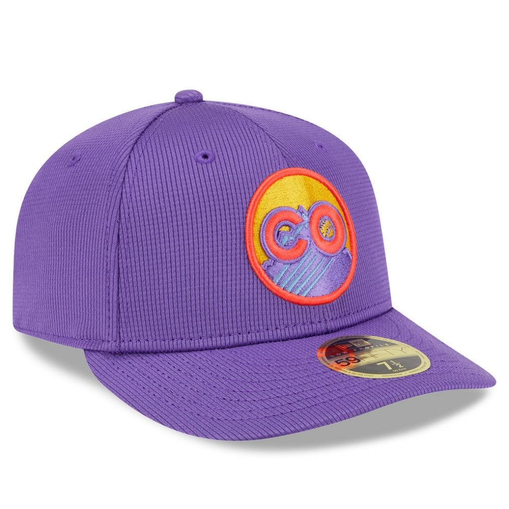 Colorado Rockies 2025 City Connect Batting Practice Low Profile 59FIFTY Fitted Hat Purple | New Era