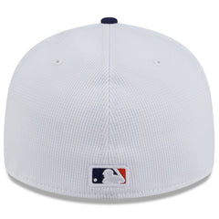 Houston Astros 2025 City Connect Batting Practice Low Profile 59FIFTY Fitted Hat White/Navy | New Era