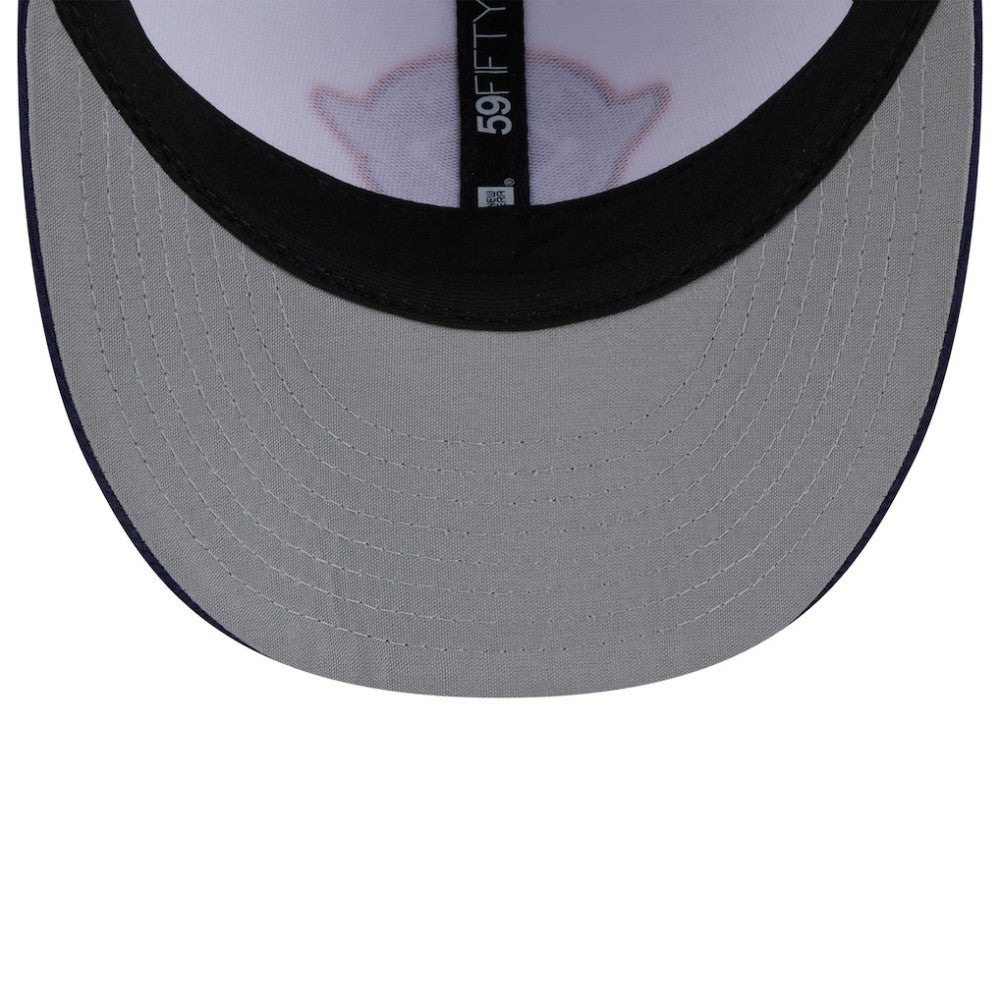 Houston Astros 2025 City Connect Batting Practice Low Profile 59FIFTY Fitted Hat White/Navy | New Era