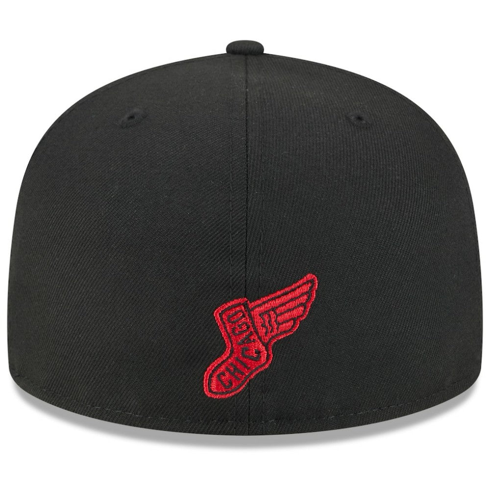 Chicago White Sox 2025 City Connect Fan Pack 59FIFTY Fitted Hat Black | New Era