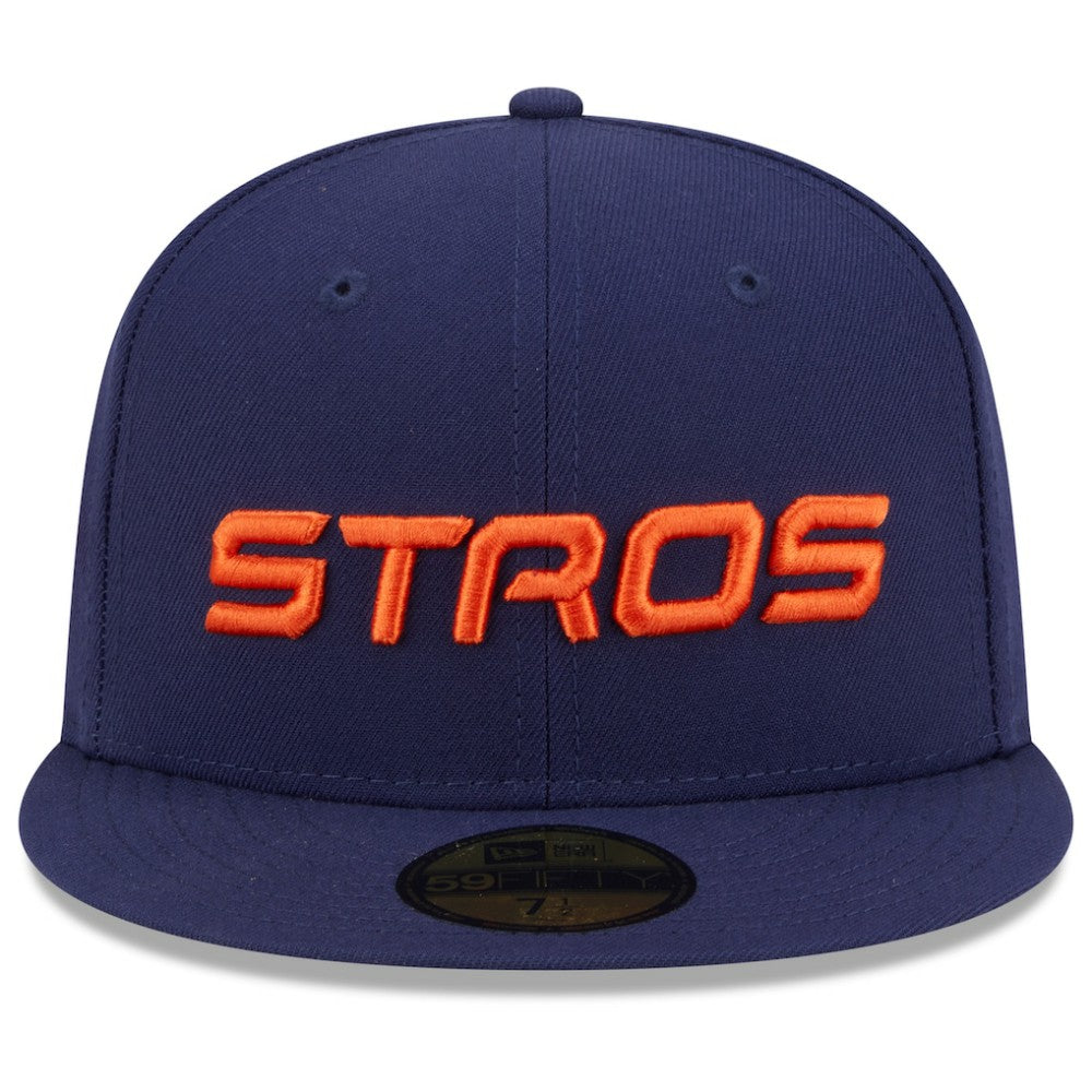 Houston Astros 2025 City Connect Fan Pack 59FIFTY Fitted Hat Navy | New Era