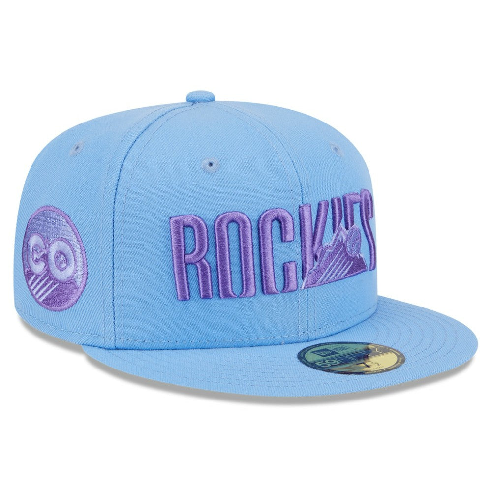 Colorado Rockies 2025 City Connect Fan Pack 59FIFTY Fitted Hat Light Blue | New Era
