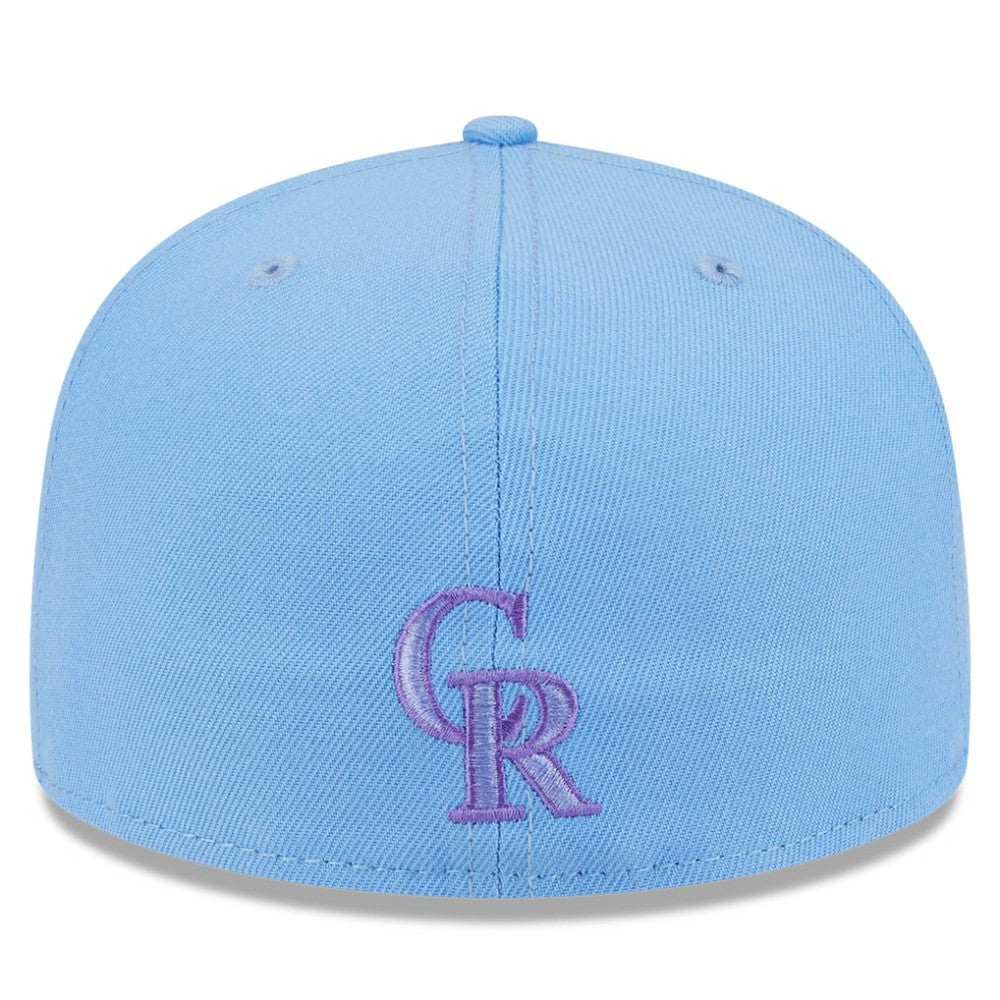 Colorado Rockies 2025 City Connect Fan Pack 59FIFTY Fitted Hat Light Blue | New Era