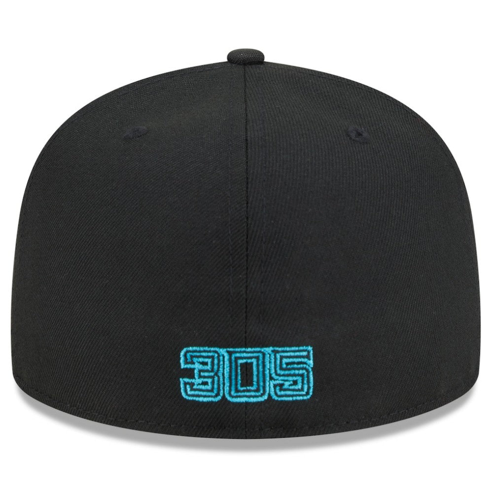 Miami Marlins 2025 City Connect 59FIFTY Fitted Hat Black | New Era