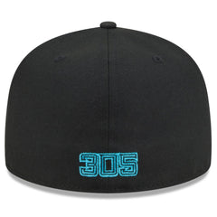 Miami Marlins 2025 City Connect 59FIFTY Fitted Hat Black | New Era