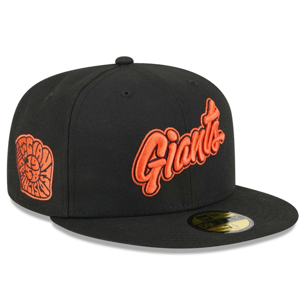 San Francisco Giants 2025 City Connect Wordmark 59FIFTY Fitted Hat Black | New Era