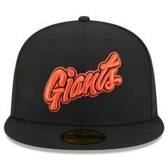 San Francisco Giants 2025 City Connect Wordmark 59FIFTY Fitted Hat Black | New Era