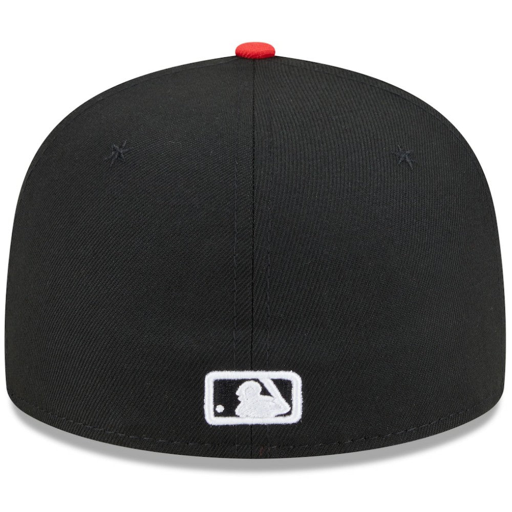 Chicago White Sox 2025 City Connect Alternate 59FIFTY Fitted Hat Black/Red | New Era