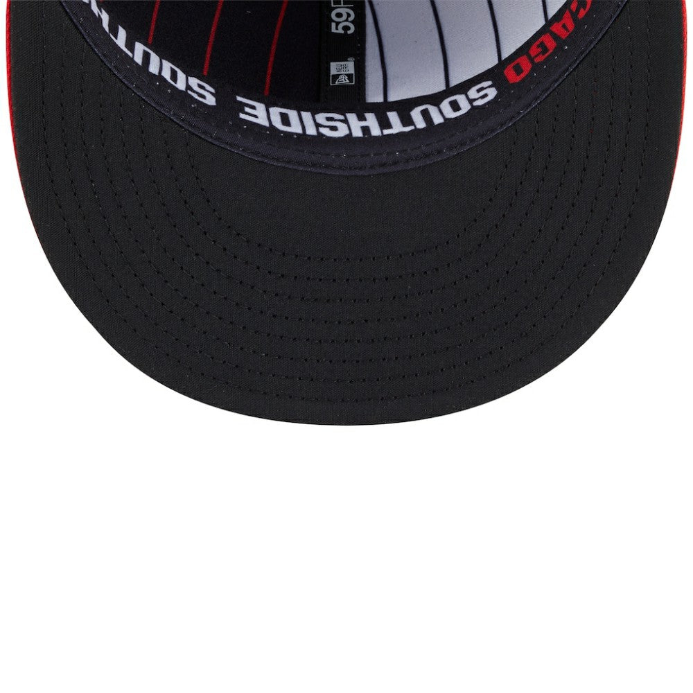 Chicago White Sox 2025 City Connect Alternate 59FIFTY Fitted Hat Black/Red | New Era