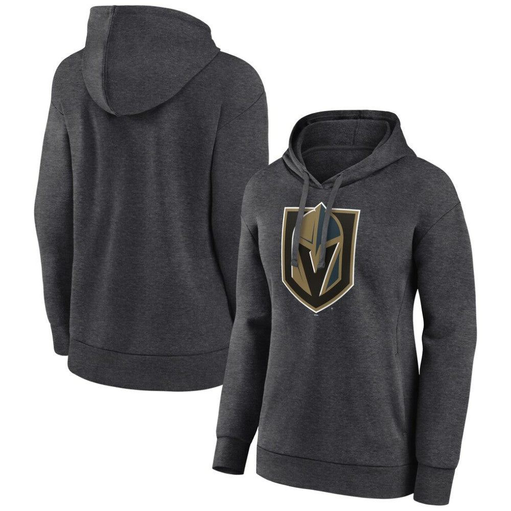Vegas Golden Knights Women's Primary Logo Pullover Hoodie Charcoal