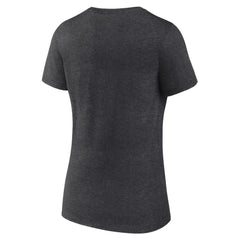 Vegas Golden Knights Women's Primary Logo V-Neck T-Shirt Charcoal