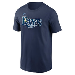 Yandy Diaz Tampa Bay Rays Fuse Name & Number T-Shirt Navy | Nike
