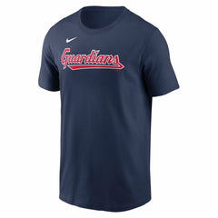 Jose Ramirez Cleveland Guardians Fuse Name & Number T-Shirt Navy | Nike